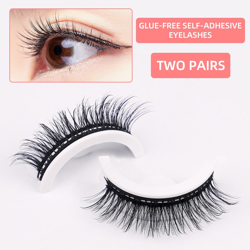 2 Pairs-Reusable Self-adhesive Eyelashes
