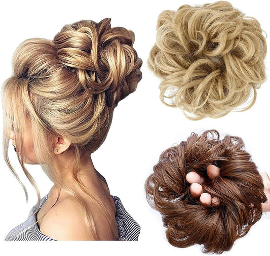 Messy Hair Bun Scrunchie