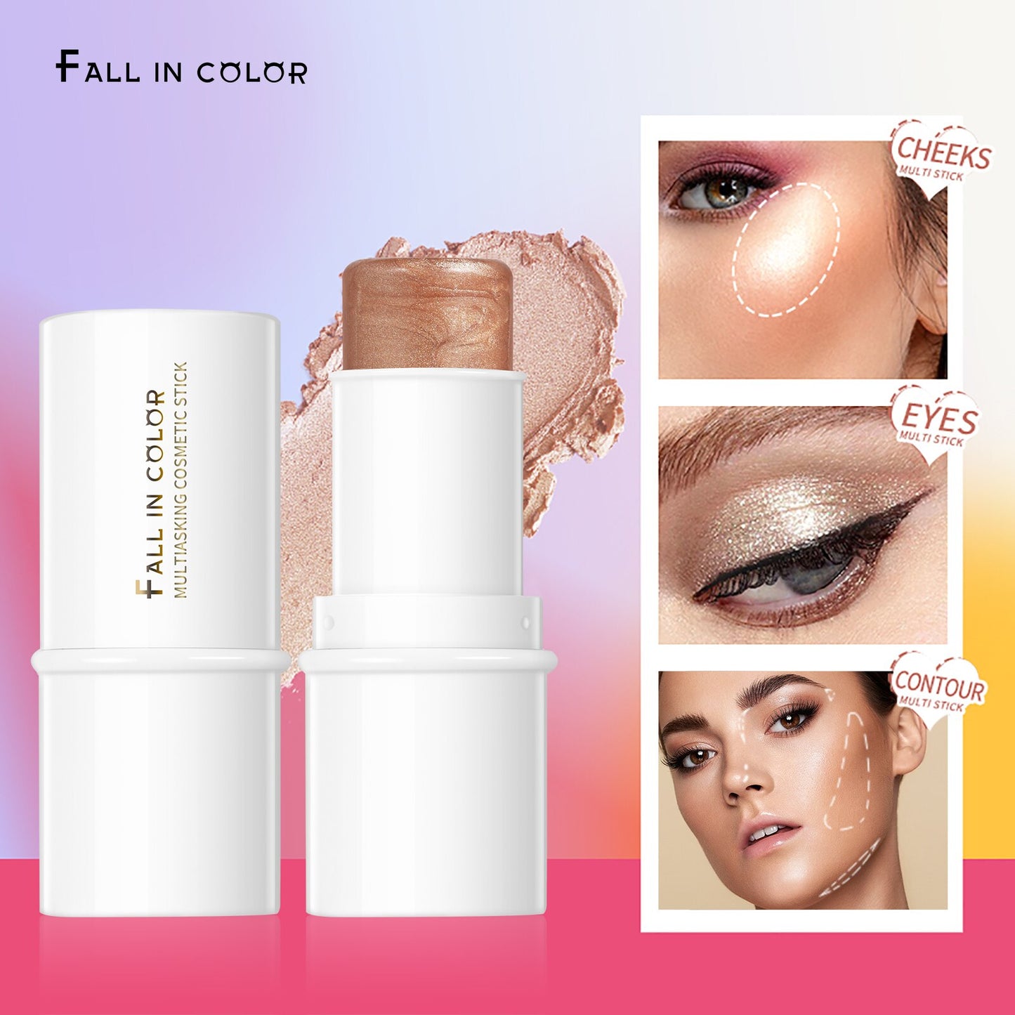 Face Brighten Bronzer highlighter Blush Stick