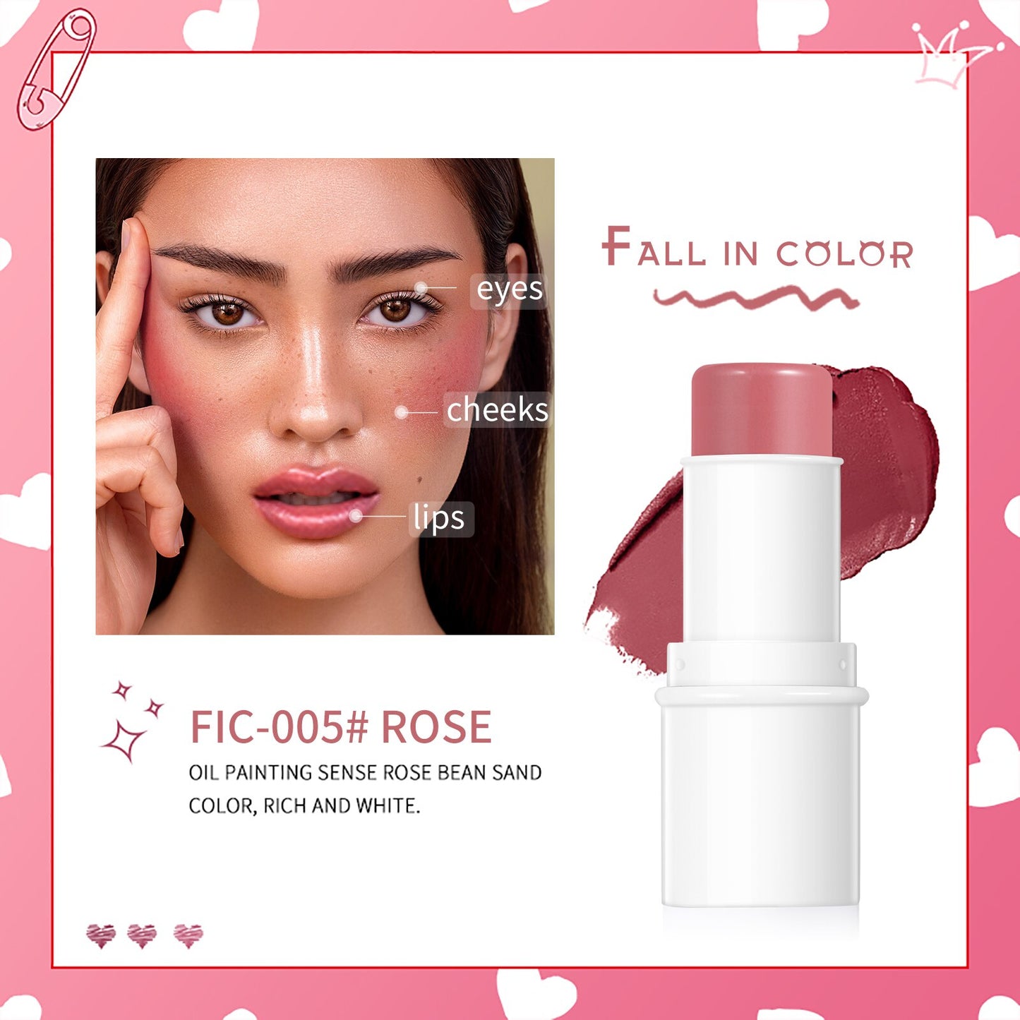 Face Brighten Bronzer highlighter Blush Stick